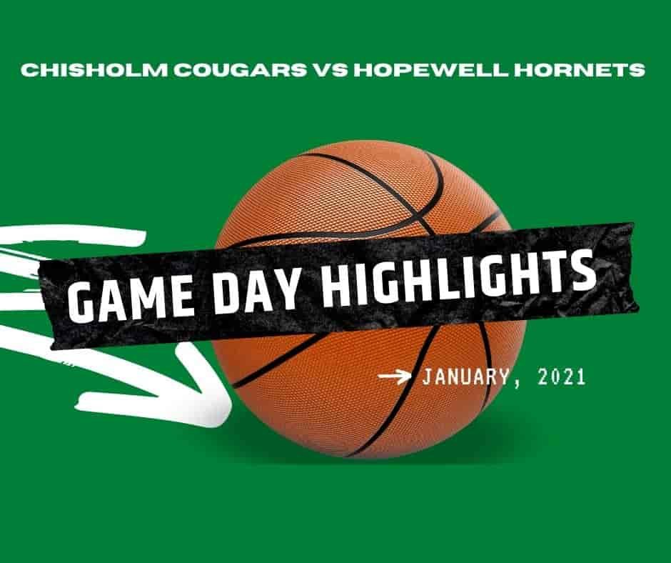 gameday middle school basketball highlights chisholm cougars vs hopewell hornets