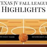 Texas high school basketball highlights between stony point tigers vs hendrickson hawks