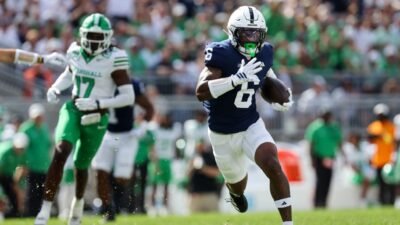 Injured Penn State leading WR Howard to miss extended time, coach says