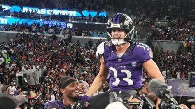 Ravens win in wild finish after Cowboys’ kick paves way to Loop walk-off FG