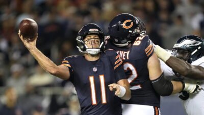 Case Keenum’s second TD pass has Bears holding 20-7 lead