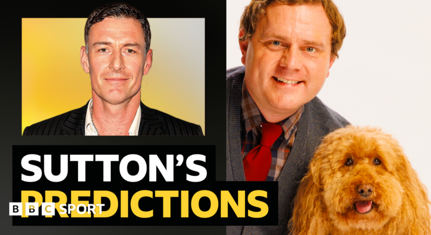 Sutton’s predictions v Waffle the Wonder Dog and his owner, Simon