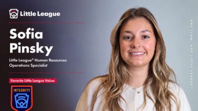 Sofia Pinsky Joins Little League® Team as Human Resources Operations Specialist