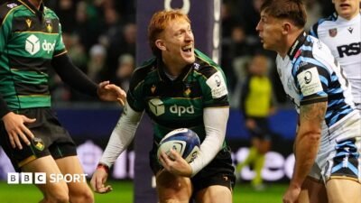 Northampton beat Cardiff for first English win in Champions Cup