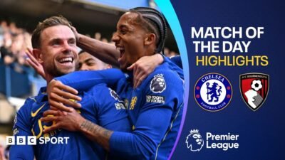 Henderson scores twice as five-star Chelsea thrash Bournemouth