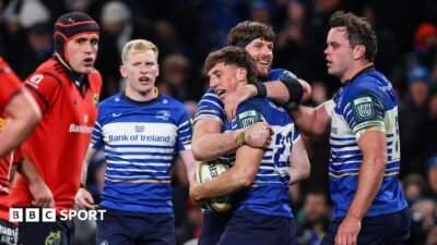 Leinster fight back to beat Munster in URC derby