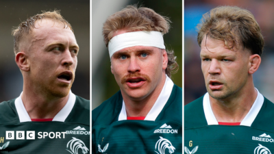 The Welsh back-row trio starring for Leicester