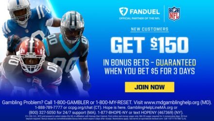 Use FanDuel promo code to claim $150 bonus bets by targeting Panthers vs. Packers on Thursday Night Football