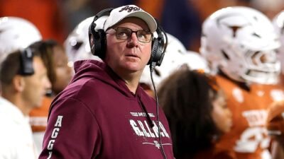 Texas A&M coach Elko expresses regret for ‘cesspool’ comments