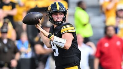 Iowa’s Ferentz: QB Brown likely to be medically cleared, playing status iffy