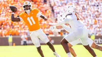 Vols undecided on starting QB vs. Arkansas, Heupel says