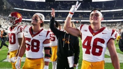 No. 19 USC races past Penn State, one of Riley’s ‘favorite wins’