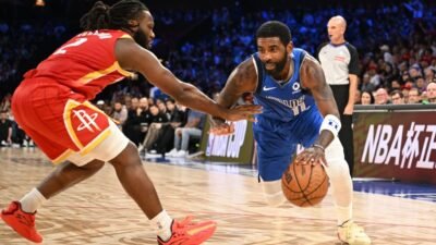 Kyrie makes long-awaited return, dazzles in Mavs’ China preseason game