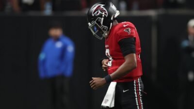 Falcons QB Penix (rib) exits loss late, doesn’t expect injury to be long term