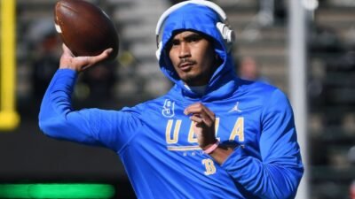Left knee surgery to end season for UCLA QB Iamaleava, Chesney says