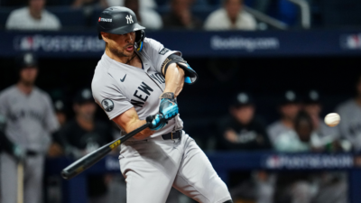 Why Aaron Boone liked what he saw in Giancarlo Stanton’s first at-bat since April despite strikeout