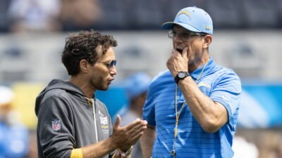 Jim Harbaugh: Mike McDaniel’s job “is not in jeopardy”