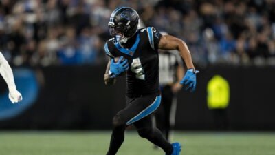 Tetairoa McMillan wins first NFC offensive player of the week award